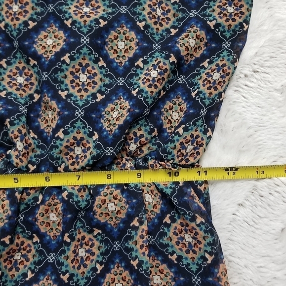 Sienna Sky Navy Blue Multicolor Sleeveless XS - Picture 8 of 8